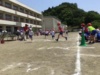 １年生の短距離走